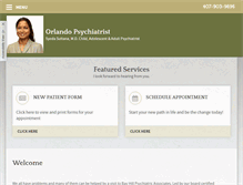 Tablet Screenshot of orlandopsychiatrist.net